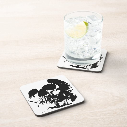 Schädel Getränkeuntersetzer (Rechte Seite)