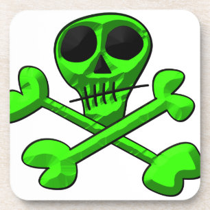 Schädel Getränkeuntersetzer