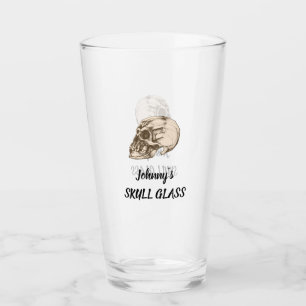 Schädel Glas