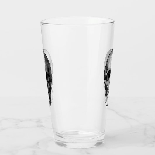 Schädel Glas (Links)