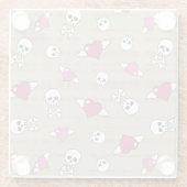 Schädel Glasuntersetzer (Rückseite)