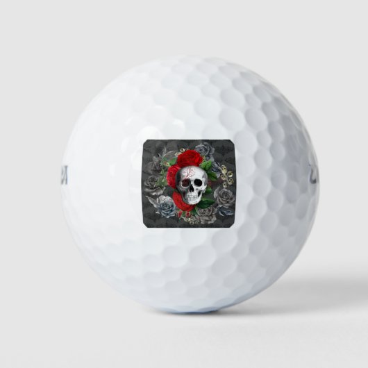 Schädel Golfball (Vorderseite)
