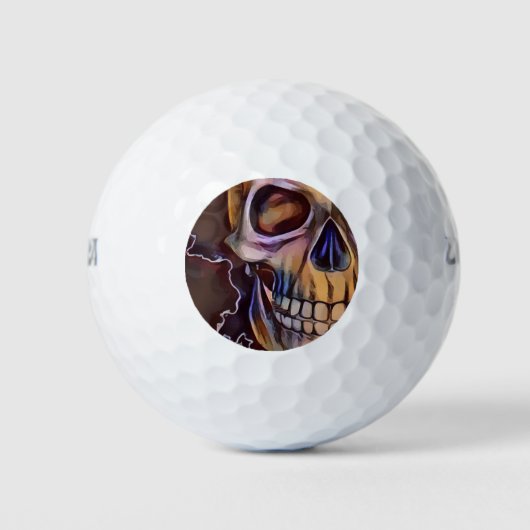 Schädel Golfball (Vorderseite)