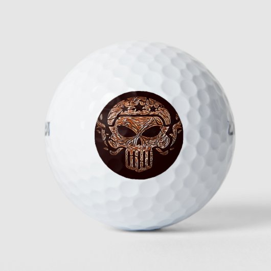 Schädel Golfball (Vorderseite)