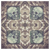 Schädel-Grafik-Illustrations-Gewebe Stoff (Muster)