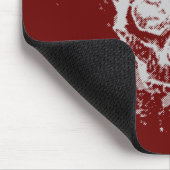 Schädel - grau mousepad (Ecke)