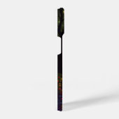 Schädel gruselige Knochen Tod Blume Bäume Natur iPhone Hülle (Rechte Seite)