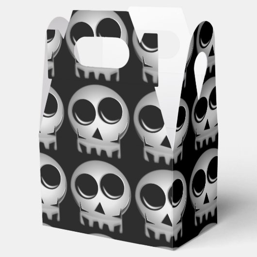 Schädel, halber Geschenkkorb Geschenkschachtel (Geöffnet)