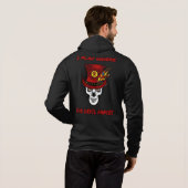 Schädel/Hat...Feuerwehrmann Hoodie (Schwarz voll)