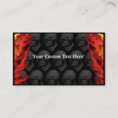 Schädel-HauptVisitenkarte kundengerecht Visitenkarte (Rückseite)