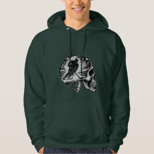 Schädel-Hockey-Ansturm Hoodie