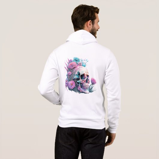 Schädel Hoodie (Schwarz voll)