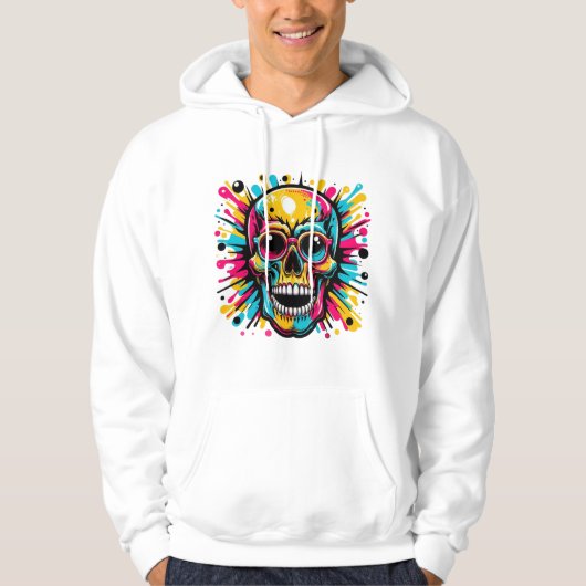 Schädel Hoodie (Vorderseite)