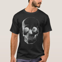 Schädel-Illustrations-T - Shirt