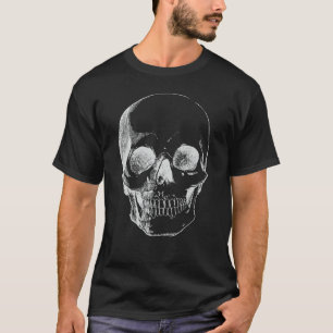 Schädel-Illustrations-T - Shirt
