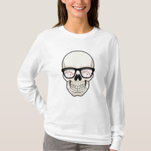 Schädel im Poker mit Sonnenbrille T-Shirt