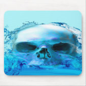 Schädel im Wasser-Mauspad Mousepad (Vorne)