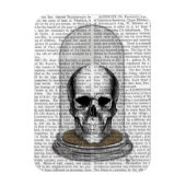 Schädel in Bell Jar 2 Magnet (Vertikal)