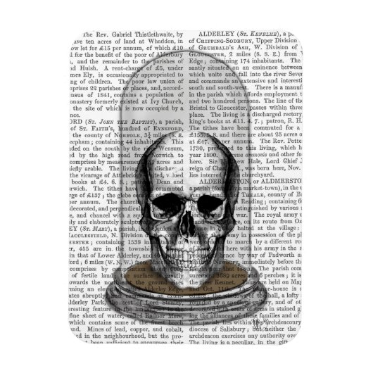 Schädel in Bell Jar 2 Magnet (Vertikal)