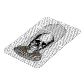 Schädel in Bell Jar 2 Magnet (Linke Seite)