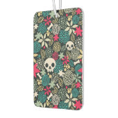 Schädel in Blume Autolufterfrischer (Links)