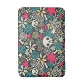 Schädel in Blume Badematte (Vorderseite Vertikal)