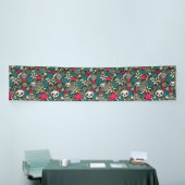 Schädel in Blume Banner (Messeveranstaltung)