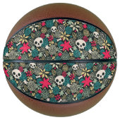 Schädel in Blume Basketball (Vorderseite)