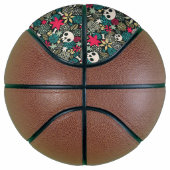 Schädel in Blume Basketball (Rechts)