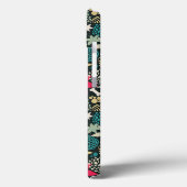 Schädel in Blume Case-Mate iPhone Hülle (Rückseite / Links)
