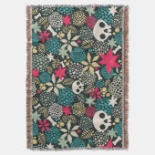 Schädel in Blume Decke (Vorderseite Vertikal)