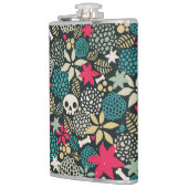 Schädel in Blume Flachmann (Links)