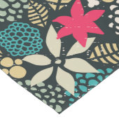 Schädel in Blume Großer Tischläufer (Ecke)