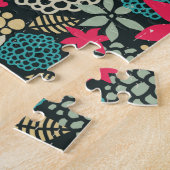 Schädel in Blume Puzzle (Seite)