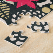 Schädel in Blume Puzzle (Seite)