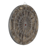 Schädel in der Menge (von Albert Besnard) Dartscheibe (Vorderseite Links)