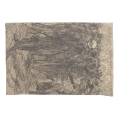 Schädel in der Menge (von Albert Besnard) Kissenbezug (Vorderseite-Links)