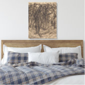 Schädel in der Menge (von Albert Besnard) Leinwanddruck (Insitu (Schlafzimmer))