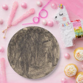 Schädel in der Menge (von Albert Besnard) Pappteller (Party)