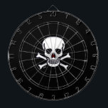 Schädel in Knochen, schwarze Dartboard Dartscheibe<br><div class="desc">Skulls in Bones Dartboards sind für Dartspieler,  Horror-Fans,  Mordfans,  Piratendarsteller,  Goths,  Rollenspiele-Gamer,  Schädelsammler,  Biker,  Rocker und Menschen,  die wie Schädel sind. Skulls n Bones ist die Original-Kunst von Steamy Raimon.</div>
