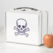 Schädel in Knochen viele Schädel weißen Lunchbox (Beispiel)