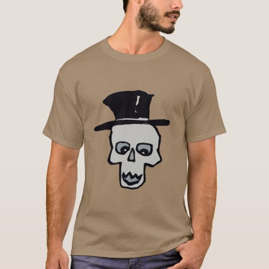 Schädel in Top Hat (Vorderseite)