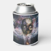 Schädel in Tuxedo Dosenkühler (Kanne Rückseite)