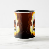 Schädel-Inferno-Tasse Tasse (Zentrum)