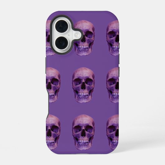 Schädel iPhone 16 Hülle (Rückseite)