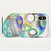 Schädel iPhone dekorativer Case-Mate iPhone Hülle (Rückseite (Horizontal))
