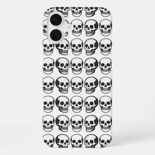 Schädel iPhone Hülle (Rückseite)