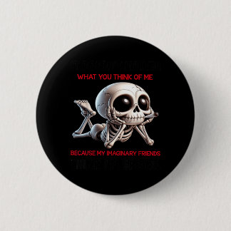 Schädel ist egal was du von mir denkst button