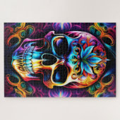 Schädel-Jigsaw-Puzzle Puzzle (Horizontal)