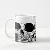 Schädel-Kaffee-Tasse Kaffeetasse (Links)
